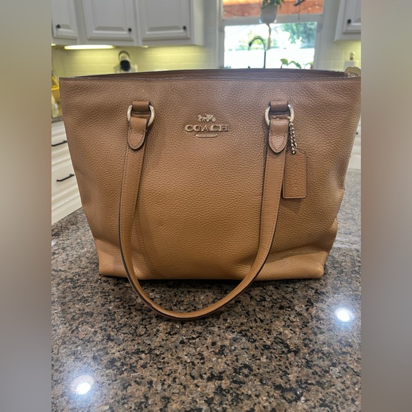 Coach Pebble Leather Tote - Picture 1 of 7